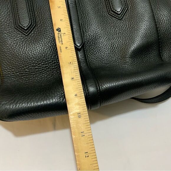 J. Crew Pebbled Leather Tartine Satchel black Trapeze - Picture 12 of 15